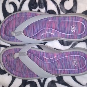 Women Memory foam flip flops
